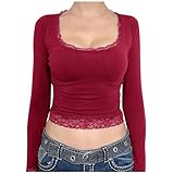 Camisetas Fluorescentes Mujer Camisetas Hombreras Mujer Camisa UV Mujer Top Tirantes Mujer Camisas para Mejores Amigas Camisetas Mujer Cuello Pico Camiseta Rayas Mujer Manga Larga Camisa Corta Mujer