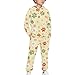 ORGYPET Boys Jogging Suits M Youths Pullover Sweatshirts 2024 Trendy Fashionable Versatile Kids Sweatsuit Youths Oversized Sweatshirt Keep Children Fresh All Day Long, Paw Floral Print