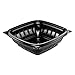 Presentabowl Pro Sqr Plas Cntnr 8Oz Bla 63 Bg 8B