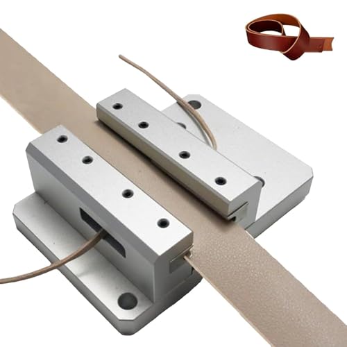 Narzędzie do przycinania krawędzi skórzanych – regulowany aluminiowy nóż do precyzyjnego rzemiosła DIY, półokrągła konstrukcja łuku zapewnia kreatywną elastyczność, idealny do projektów