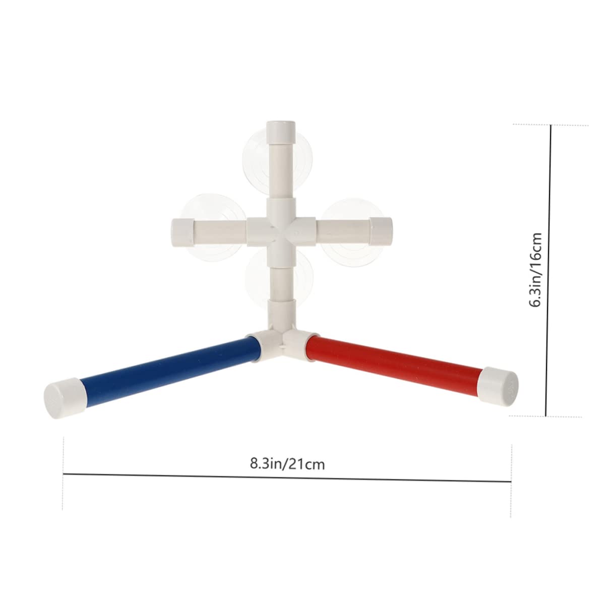 POPETPOP 2sets Supporto Per Uccelli Con Ventose Gioco Per Pappagalli e Parrocchetti Trespolo Per Bagno Attività Interattiva e Pratica Adatto Uccelli Di Piccole Resistente e Sicuro