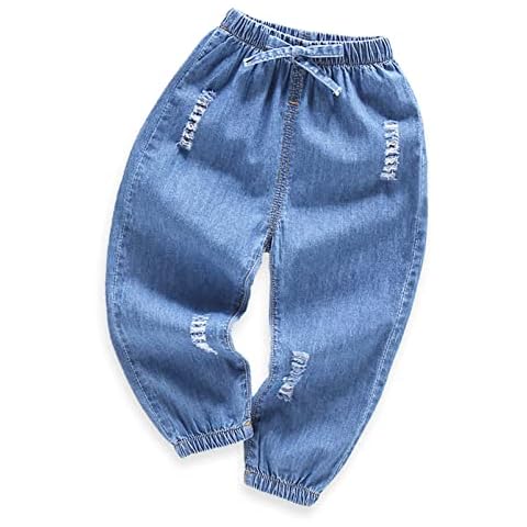 YOHA Baby Pants Boys Girls Summer Pants Casual Beach Pants Kids Soft Toddler Pants D-Basic,4 Years Cover
