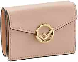 FENDI ミニウォレット　三つ折り財布　証明書あり FENDI フェンディ 二つ折り財布 8M0387 A18B レディース レザー