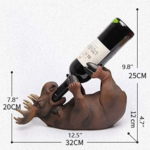Soporte de vino escultura para botellas para encimera miniatura 2