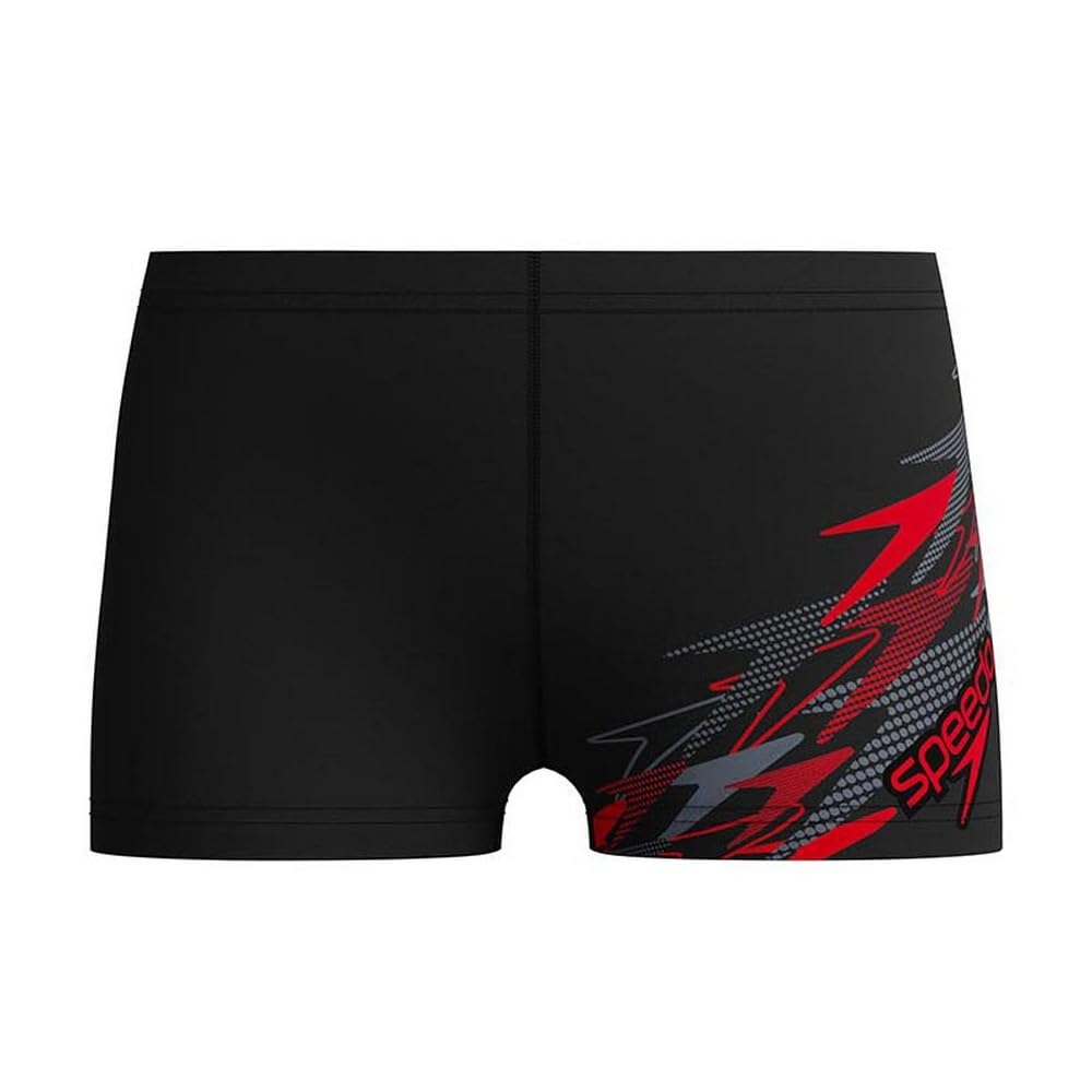 Speedo Boy's Medley Logo Aquashort, Black, 5-6 Years