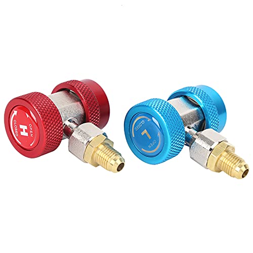 Adaptador Acoplador Rápido de Alta y Baja Presión para Aire Acondicionado, Conectores para Refrigerante miniatura 1
