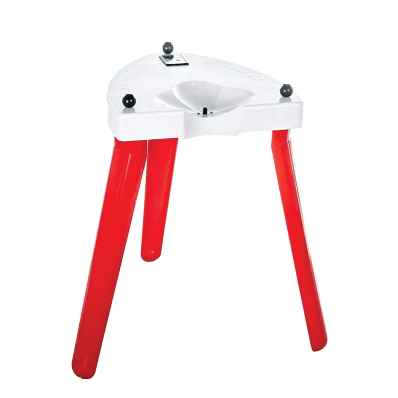 Gamebreaker QB-TEE - Football Quarterback Training Tee with Programmable Timer, Loud Indoor/Outdoor Buzzer, Lightweight Portable Design, and Two Position Ball Cradle