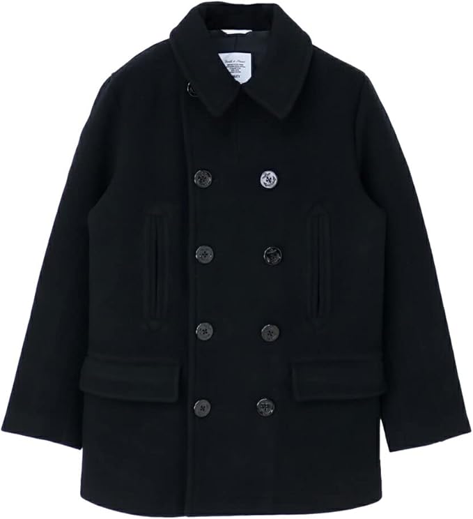 Amazon フィデリティー Fidelity ウールメルトンpコート Fd212wm メンズ ピーコート 10b ミドル 21秋冬 L ブラック コート ジャケット 通販