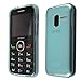 caseroxx TPU-Carcasa para Alcatel 2008G, Carcasa (TPU-Carcasa en Azul Claro)