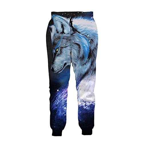 Jogging loup 3D unisexe pour vos sorties urbaines et moments de détente à la maison
