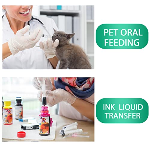 1Ml Syringe For Liquid, Oral, Scientific Labs, Measurement, Dispensing, With Cap- 3 Pack 1Ml Syringes #TOP4