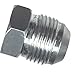 ICT Billet -6AN Flare Plug Male Nut 6 AN Cap Fitting Aluminum Thread Connector for Automotive Fluids Designed & Manufactured in the USA Bare Aluminum AN806-06A