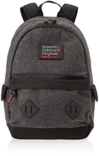 Preisvergleich Produktbild Superdry Herren Herrington Montana Rucksack, Grau (Grey Herringbone), 30x45x15 centimeters