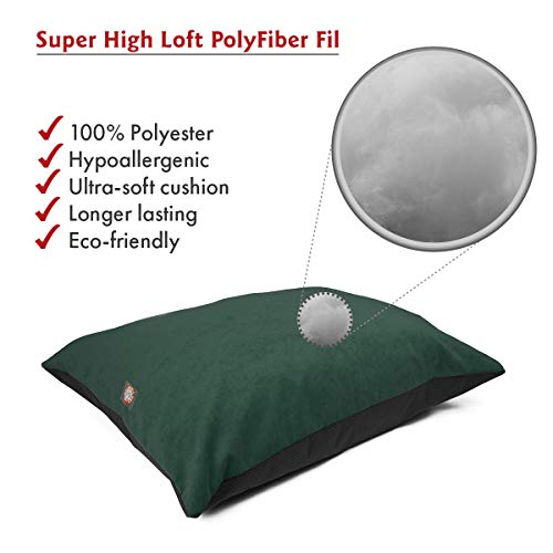 Image of Majestic Pet Villa Marine Comfy Rectangle Dog Bed - Washable, Non Slip, Super Value Pillow & Kennel Bed - Large Breed, 46 x 35 Inch