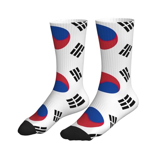 Flag Of Republic Of Korea Women Men Mid Tube Crew Socks Athletic Running Socks Sport Wicking Suitable Gym Hiking3