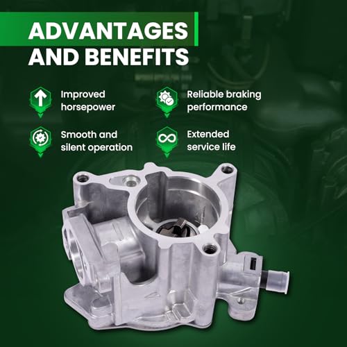 Bomba de Vacío MOCA VCP152 Compatible con Volkswagen CC 2.0L 2012-2017, Tiguan 2.0L 2015-2017, Eos 2.0L 2012-2016, Audi Q3 y Q3 Quattro 2.0L 2015-2018 miniatura 4