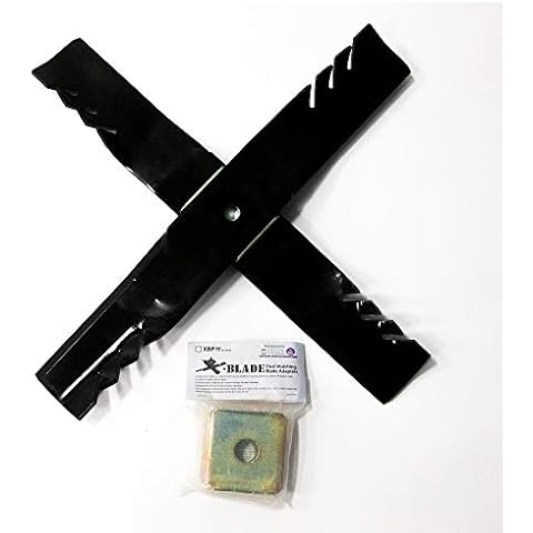 Ballard Inc X-Blade Dual Mulching Blade Adapter (3” Wide Blade, 5/8” and 15/16″ Center Hole) Cover