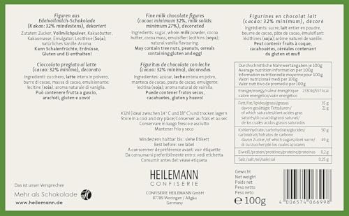 Heilemann Schoko Geschenkverpackung Fußball Edelvollmilch 100g