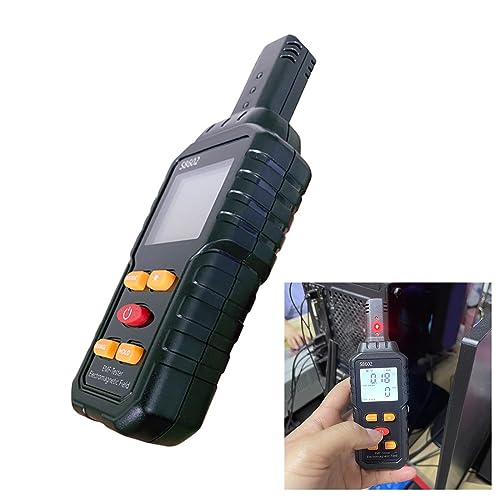 Qmqjia Geigers Counter Nuclear Radiation Detector Professional Accuracy Radioactive Detector Data Tester Marble Dosimeter Emf Meter Radiation Detector Electromagnetic Field Meter Nuclear Radiation thumb #1