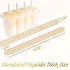 Magicfly 1000pcs Popsicle Sticks, Natural Wooden Food Grade Craft Sticks, 4-1/2 Inch Great Bulk Ice Cream Sticks for Craft Project, Home Decoration #1
