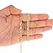 Nuragold 14K Real Yellow Gold Solid Cuban Curb Link Chain Bracelet 7