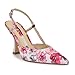 Nine West Women's Vassa Pump, Pink Tea Party Floral Multi 660, 8