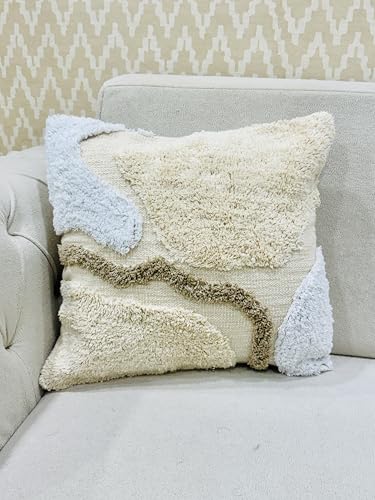 Image of Furnistitchs Premium Decorative Throw Cushion Pillow Cover Boho Home Decor - Living Room Bedroom Couch Sofa Cushion Covers 16 inch x 16 inch (1, Rust V)