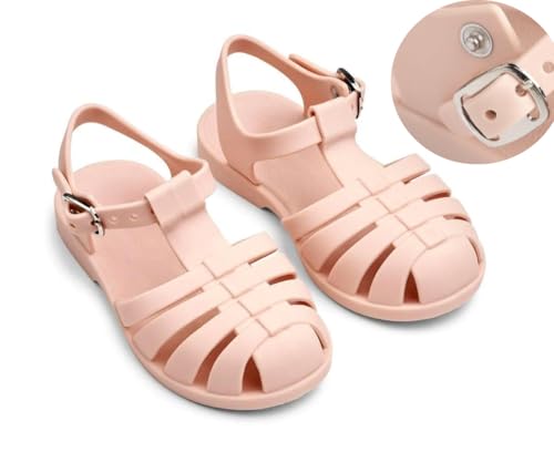 SAMYS Sandales de Plage pour Enfants, Style Fermé, Boucle Réglable (ROSE SORBET, Système Taille Chaussures EU, Enfant de 2 à 5 ans, Numérique, Moyen, 29)