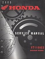 2000-2003 HONDA MOTORCYCLE VT1100C2 SHADOW SABRE SERVICE MANUAL (068) B00OPEJW6U Book Cover