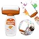 Wandfarbe Ausbessern Weiß 500g, 2 in 1 Wandreparatur RollbüRste, Wandreparatur-Rollenfarbe, Wand Reparatur Creme, Wandreparatur Rollbürste mit wandreparaturpaste für Küche, Schlafzimmer,Wohnzimmer