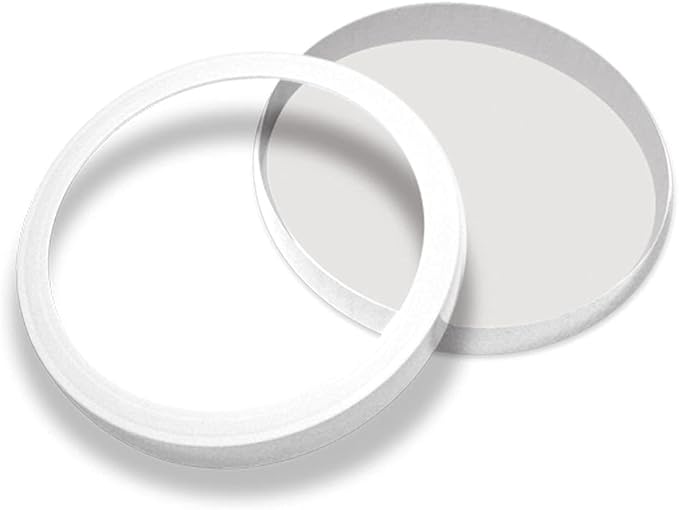 Ursus 1840000 – Laternen-Set mit Laternendeckel und Laternenboden, 10 Paar weiße Käseschachteln mit Durchmesser ca. 11 cm, zum Basteln von individuellen Rund-Laternen