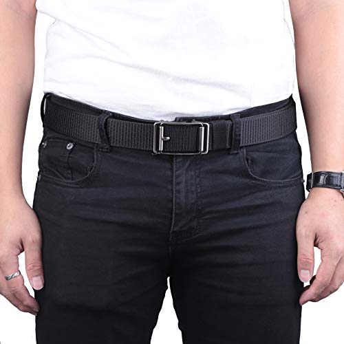 Sportmusies Fully Adjustable Ratchet Belt for Men Nylon Tactical Belts with Automatic Slide Buckle4