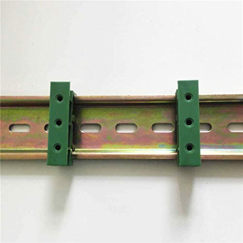 Generic 50pair 35mm Din Rail Type PCB Bracket Panel Mounting Base PCB Circuit Board Bracket Holder Carrier Clips DRG-04