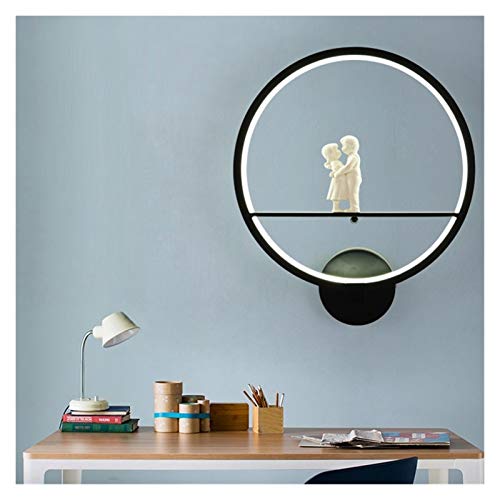 Luz de pared LED creativa en aluminio con diseño de aves para iluminar la sala de estar 4