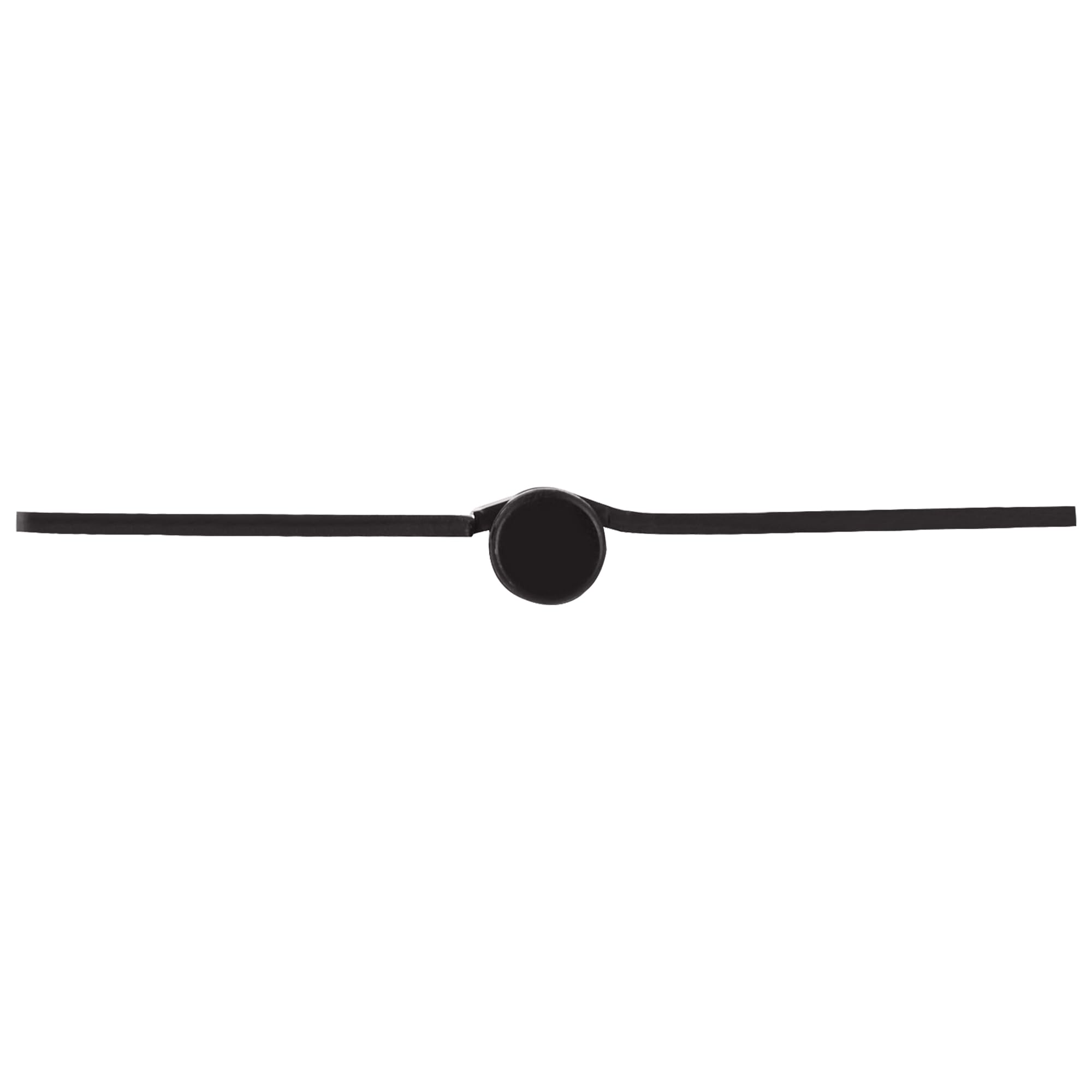 Design House 188979 Bisagra de puerta de radio de 8 agujeros de 4 x 4 pulgadas, 5/8 pulgadas, paquete de 10, negro mate