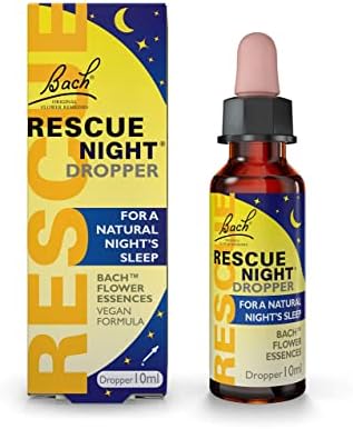 Nelsons Rescue Remedy Night Dropper, Flower Essences, For a Natural Night's Sleep, Emotional Wellness and Balance, Easy To Use Format 1 Dropper Bottle x 10 ml