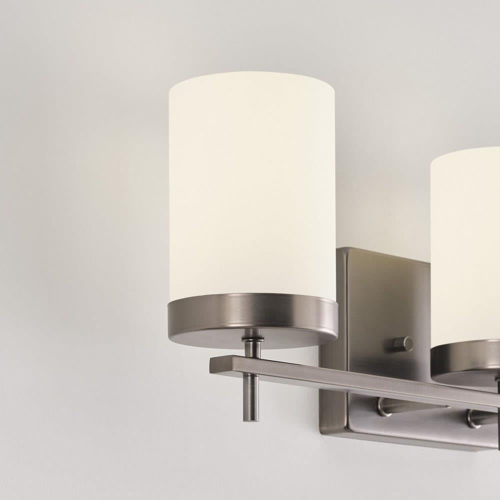 Sea Gull Lighting Generation 4490303-778 Transitional Three Light Wall/Bath from Seagull-Zire Collection Dark Finish, Brushed Oil Rubbed Bronze