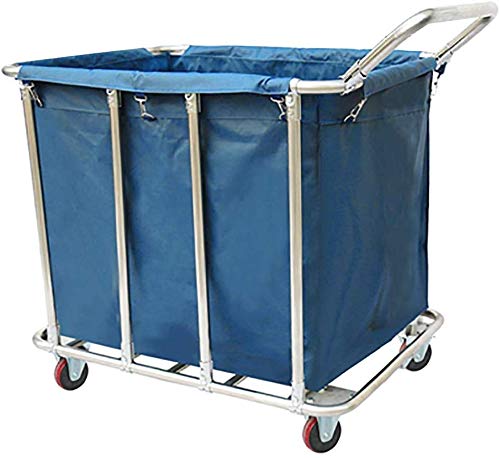 Ruchome Wózki, Gospodarstwa Domowego Wózek Serwujący Pralnia Sorter Wózek Do Domu 1 Torba Z Uchwytem, \U200B\U200Bdomowa Pralnia Odzieżowa Utracie Z Rolkami/Blue/8 Tube