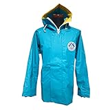【マリンメイト】水産合羽 パーカー フレック (3L, ターコイズ)