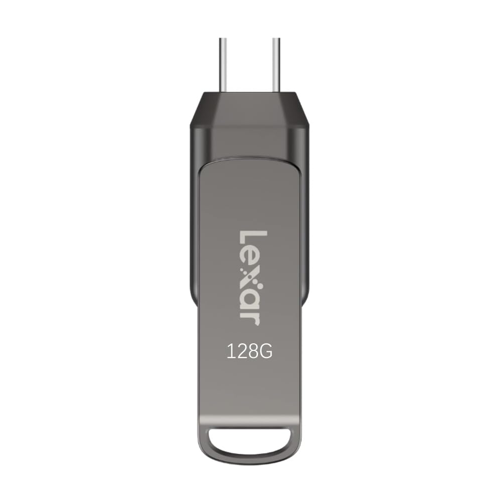 Lexar Pen Drive 128GB Dual Type-C and Type-A USB 3.1 Flash Drive, up to 130MB/s Read
