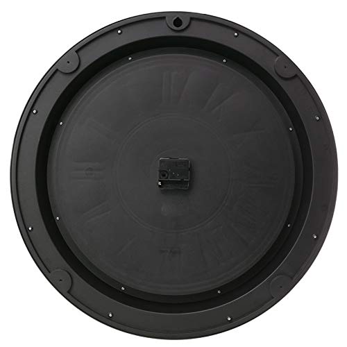 Pemberly Row Traditional Genoa Oversized Wall Clock Bronze Plastic #TOP2