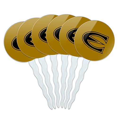 Emporia State University Primary Logo Cupcake Picks Toppers Decoration Set of 6