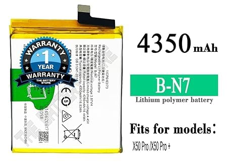 Image of Original B-N7 Battery for Vivo X50 Pro Plus 4350mAh /16.83WH3.87V Battery with 1 Year warrenty ****(G00167)