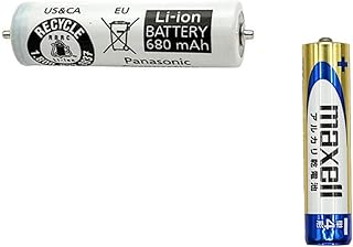 パナソニック 純正品 シェーバー用電池 ESLV9XL2507 シェーバー用バッテリー バリカン用蓄電池 ESLV9ZL2507 ESELV9L2507N ESLA50L2507N ES-LA92、ES-LA72、ES-GA21などに対応 マクセル製アルカリ単四電池おまけ1本付き