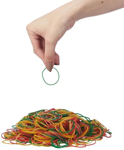 Fliptic Rubber Bands | Enhanced Stretchability and Durability | (Multicolour) (2 inch)