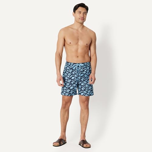 Image of Amazon Essentials Men's Swim Trunks with Mesh Lining, Pockets, Drawstring Closure