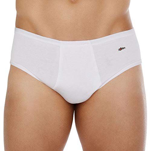 Cueca Zorba Slip em Algodão com Abertura 172 1-Branco G