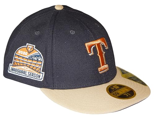 Gorra New Era Texas Rangers azul y marfil miniatura 1
