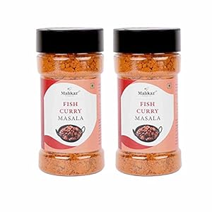 Malikaz’ The Royale Taste Fish Curry Masala Powder Jar, 2 x 90 g
