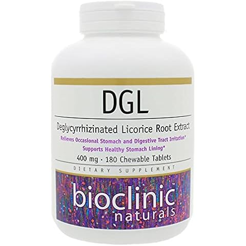Bioclinic Naturals Dgl 180 Chewable 180 Tabs Cover